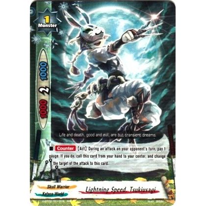 Image for Lightning Speed, Tsukiusagi (H-BT02/0012EN) (H-BT02) - Future Card BuddyFight