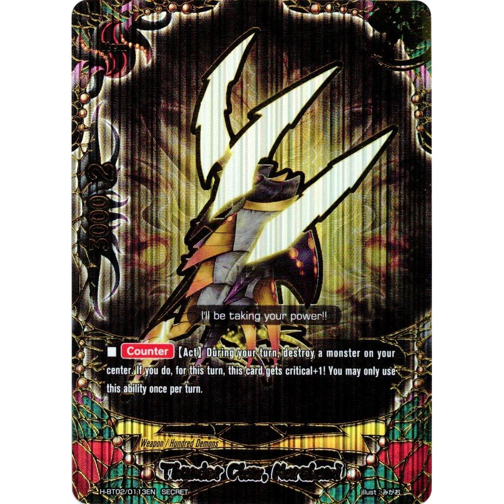 Image for Thunder Claw, Narukami (Secret) (H-BT02/0113EN) (H-BT02) - Future Card BuddyFight