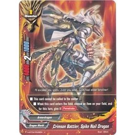 Image for Crimson Battler, Spike Nail Dragon (H-BT04/0049EN) (H-BT04) - Future Card BuddyFight