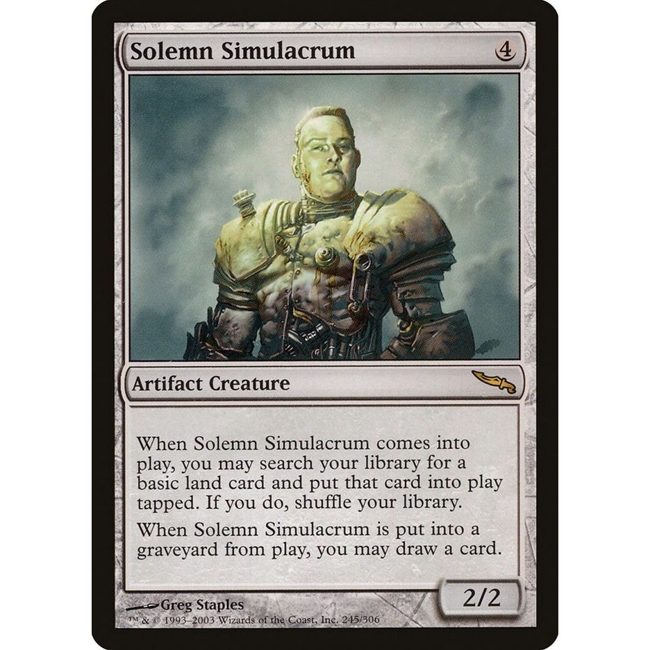 Image for Solemn Simulacrum (245) (MRD) - Magic: The Gathering