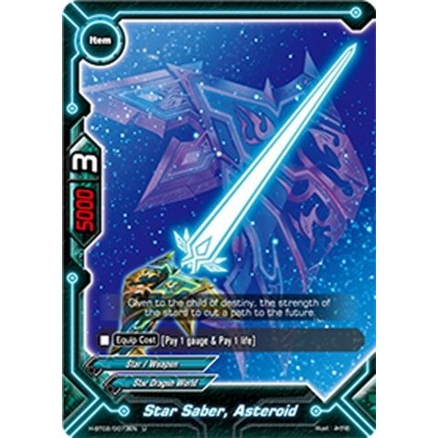 Image for Star Saber, Asteroid (H-BT02/0073EN) (H-BT02) - Future Card BuddyFight
