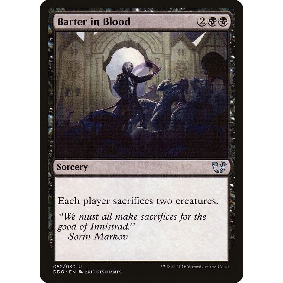 Image for Barter in Blood (52) (DDQ) - Magic: The Gathering