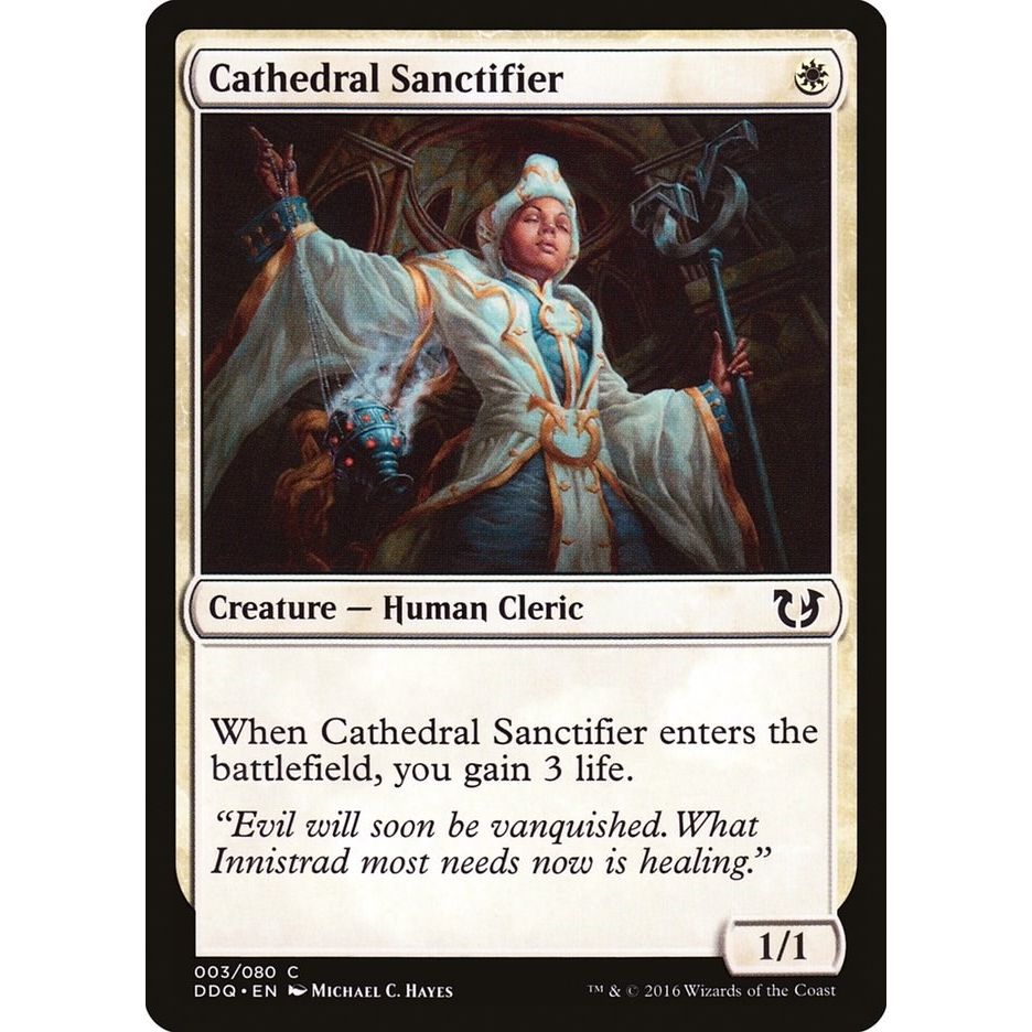Image for Cathedral Sanctifier (3) (DDQ) - Magic: The Gathering