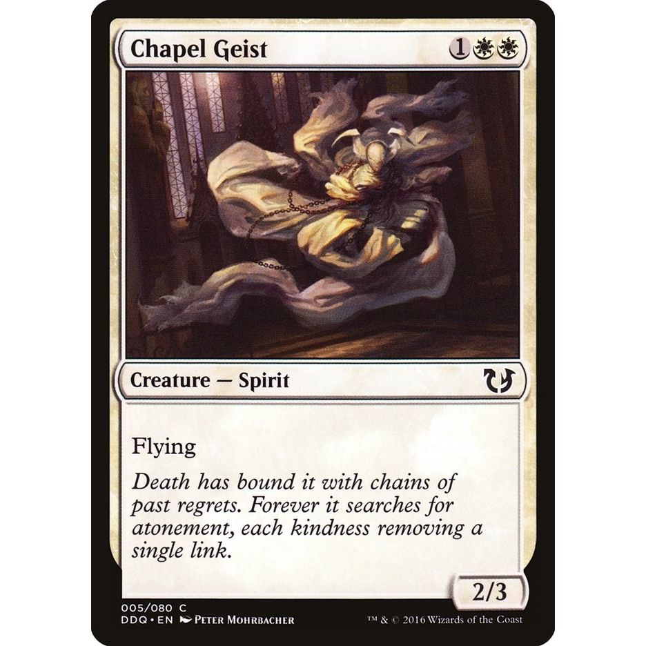 Image for Chapel Geist (5) (DDQ) - Magic: The Gathering