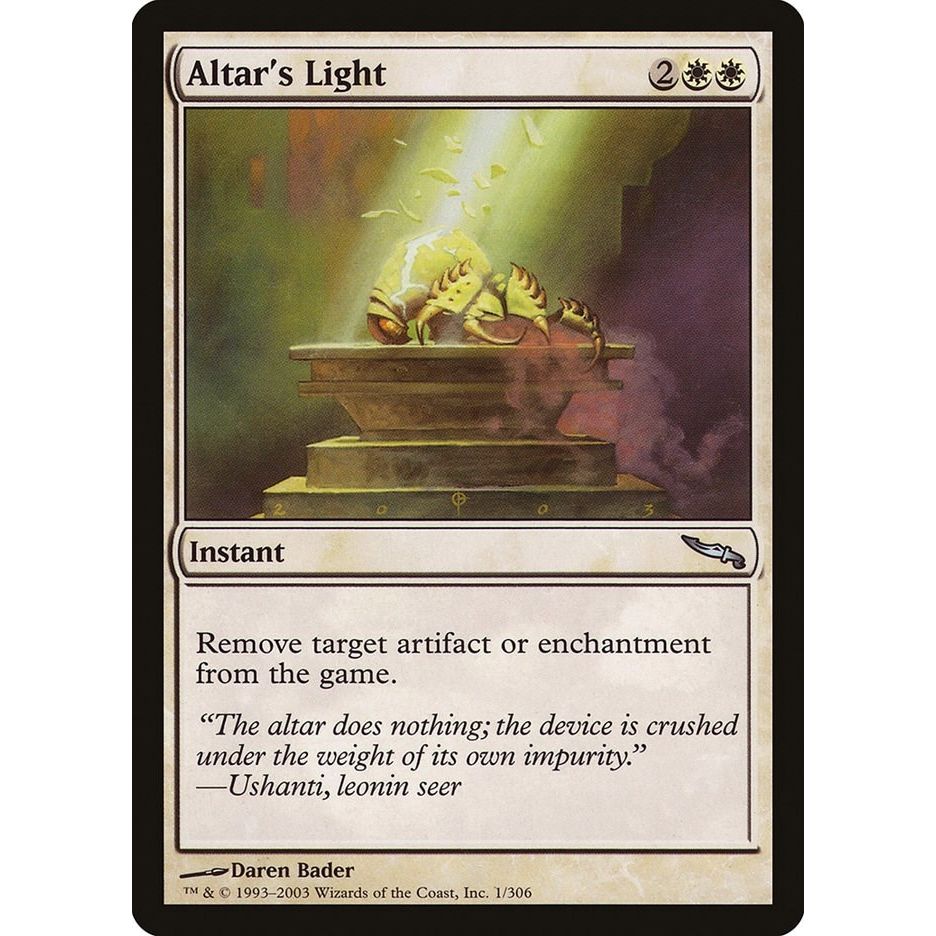 Image for Altar's Light (1) (MRD) - Magic: The Gathering