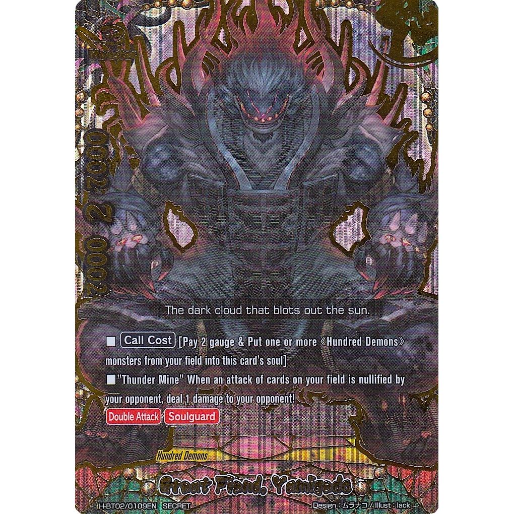 Image for Great Fiend, Yamigedo - H-BT02/0109EN (Secret) (H-BT02/0109EN) (H-BT02) - Future Card BuddyFight