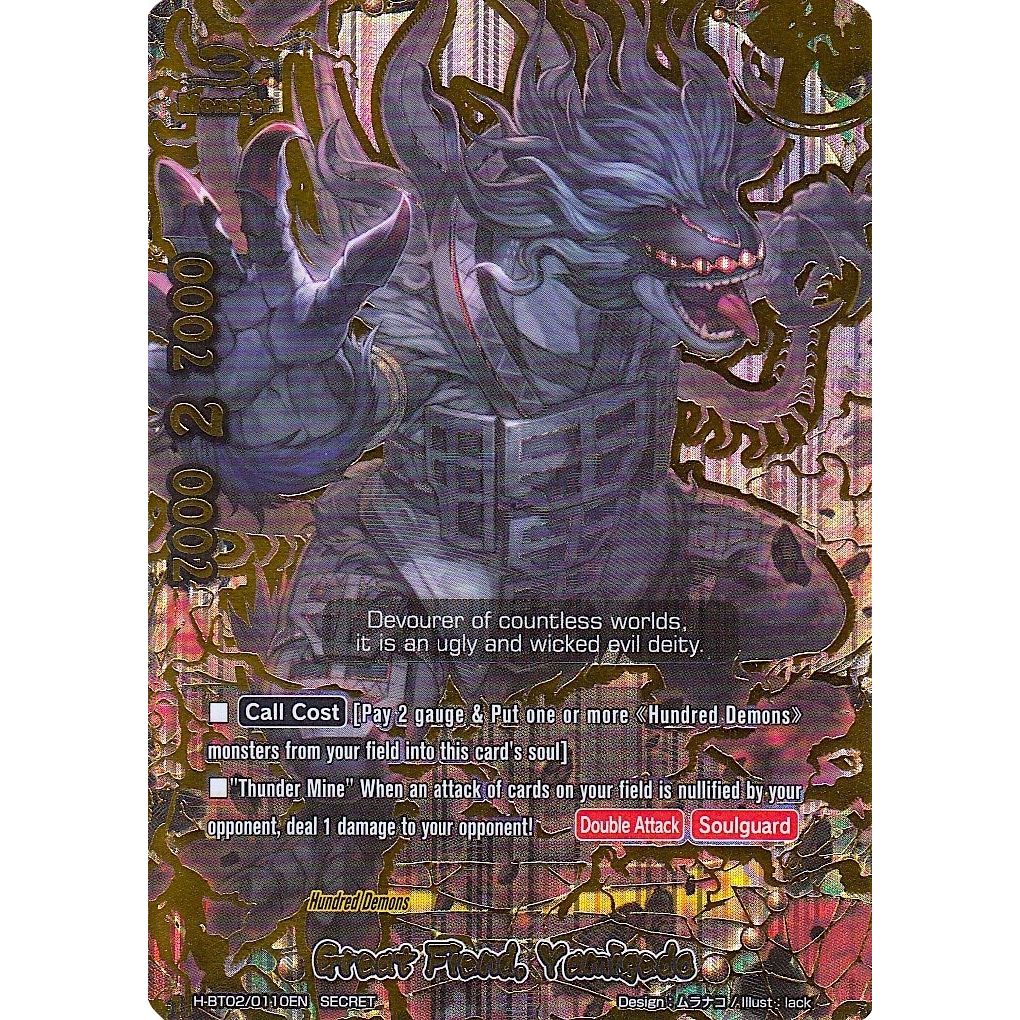 Image for Great Fiend, Yamigedo - H-BT02/0110EN (Secret) (H-BT02/0110EN) (H-BT02) - Future Card BuddyFight
