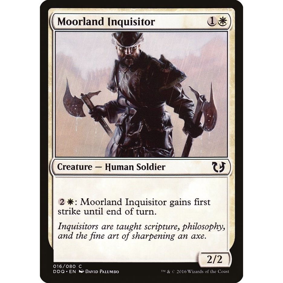 Image for Moorland Inquisitor (16) (DDQ) - Magic: The Gathering