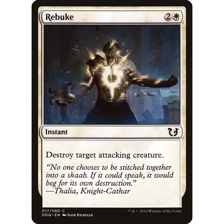 Image for Rebuke (17) (DDQ) - Magic: The Gathering