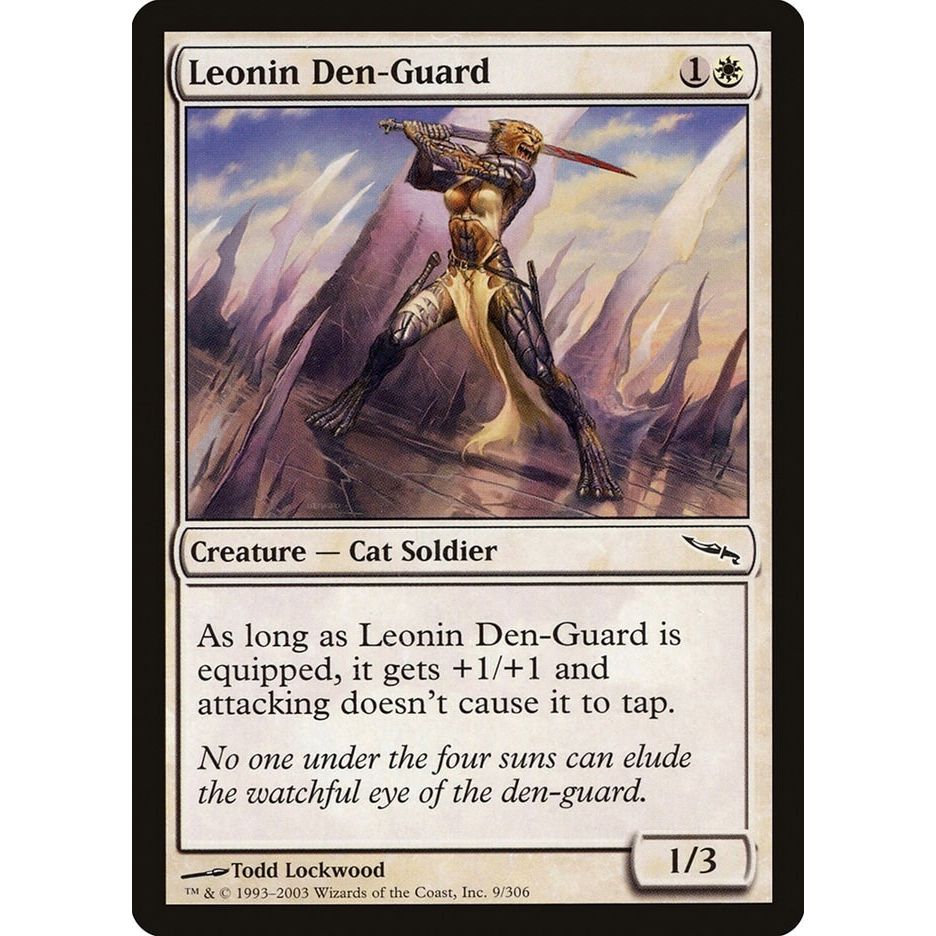 Image for Leonin Den-Guard (9) (MRD) - Magic: The Gathering