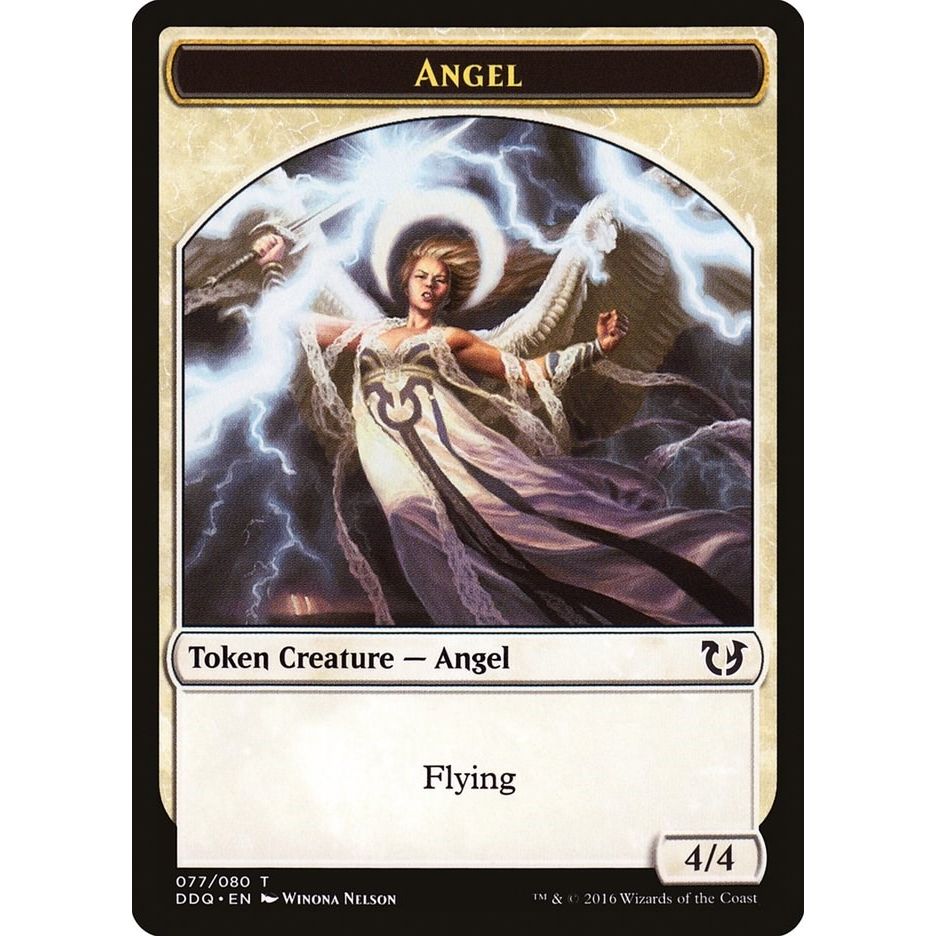 Image for Angel Token (77) (DDQ) - Magic: The Gathering