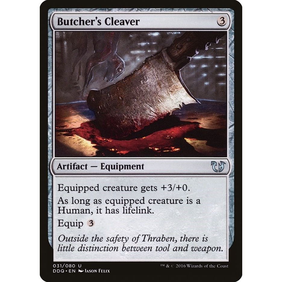 Image for Butcher's Cleaver (31) (DDQ) - Magic: The Gathering