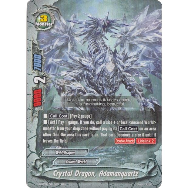 Image for Crystal Dragon, Adamanquartz (H-PP01/0013EN) (H-PP01) - Future Card BuddyFight