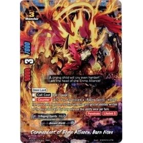 Image for Commandant of Enma Alliance, Burn Nova (H-EB04/0063EN) (H-EB04) - Future Card BuddyFight