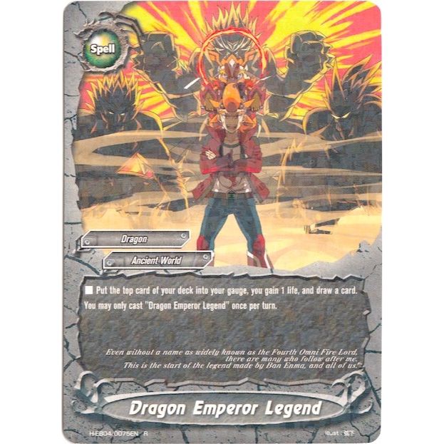 Image for Dragon Emperor Legend (H-EB04/0075EN) (H-EB04) - Future Card BuddyFight