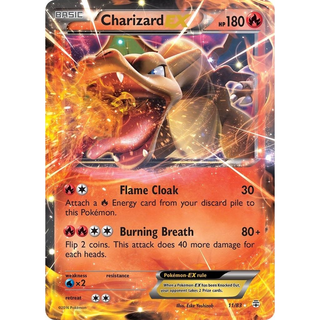 Image for Charizard EX (11/83) (GEN) - Pokemon
