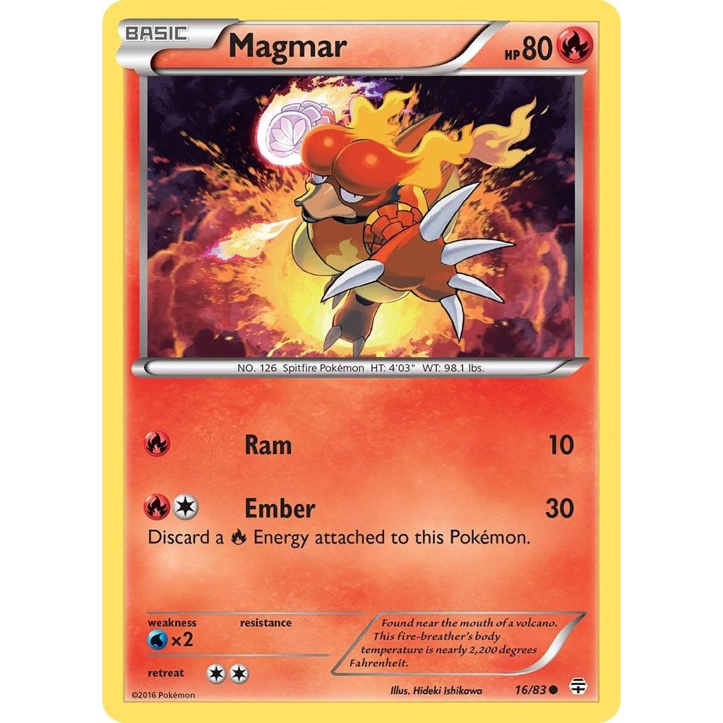 Image for Magmar (16/83) (GEN) - Pokemon