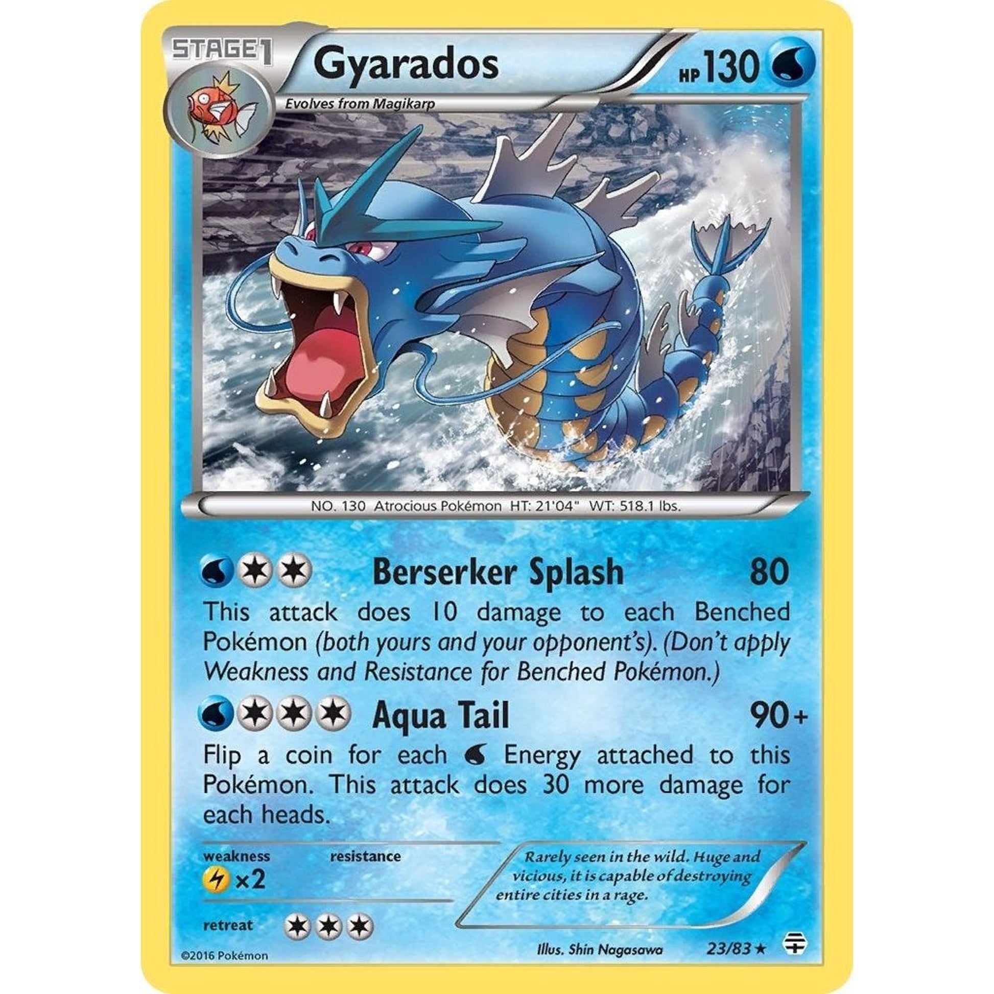 Image for Gyarados (23/83) (GEN) - Pokemon
