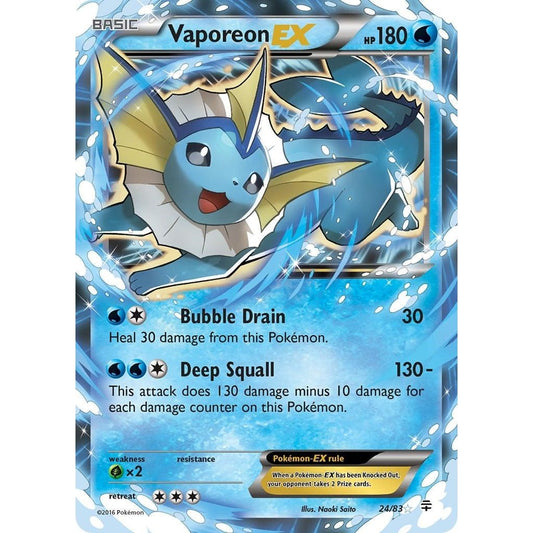 Image for Vaporeon EX (24/83) (GEN) - Pokemon