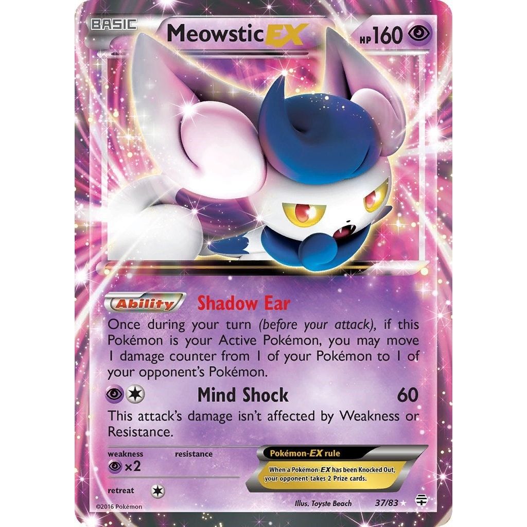 Image for Meowstic EX (37/83) (GEN) - Pokemon