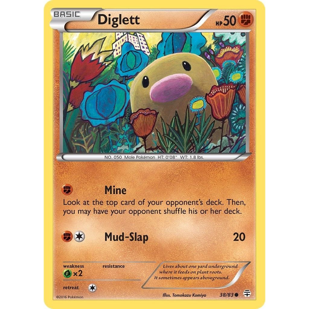 Image for Diglett (38/83) (GEN) - Pokemon