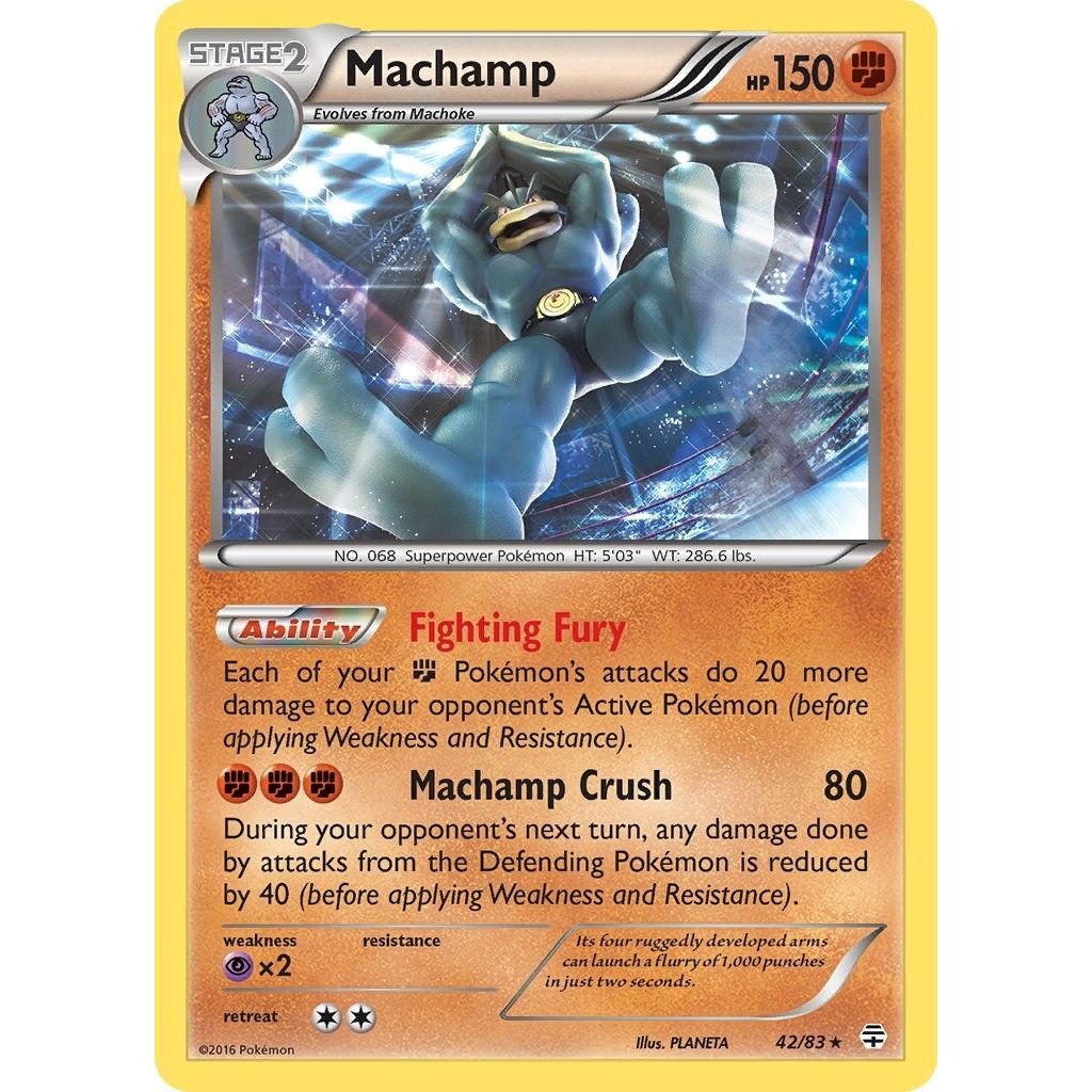 Image for Machamp (42/83) (GEN) - Pokemon