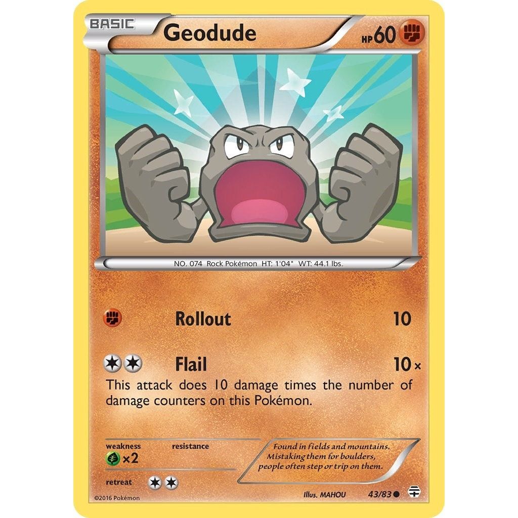 Image for Geodude (43/83) (GEN) - Pokemon