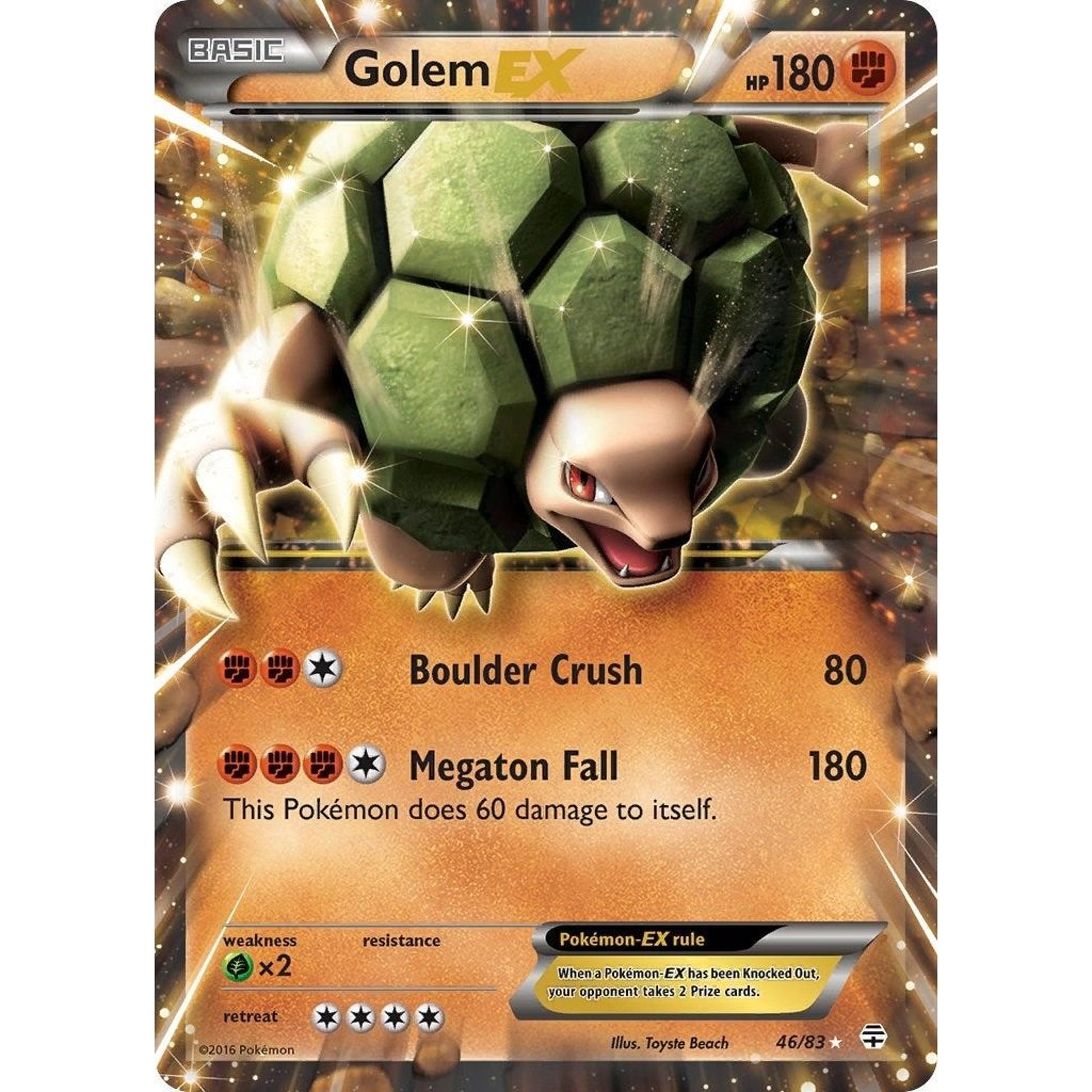 Image for Golem EX (46/83) (GEN) - Pokemon
