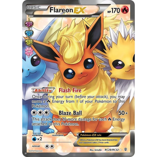Image for Flareon EX (Full Art) (RC28/RC32) (GEN) - Pokemon