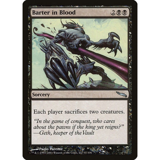 Image for Barter in Blood (57) (MRD) - Magic: The Gathering