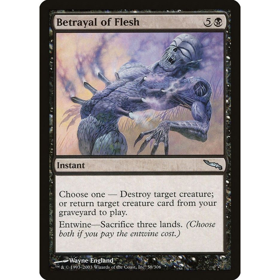Image for Betrayal of Flesh (58) (MRD) - Magic: The Gathering