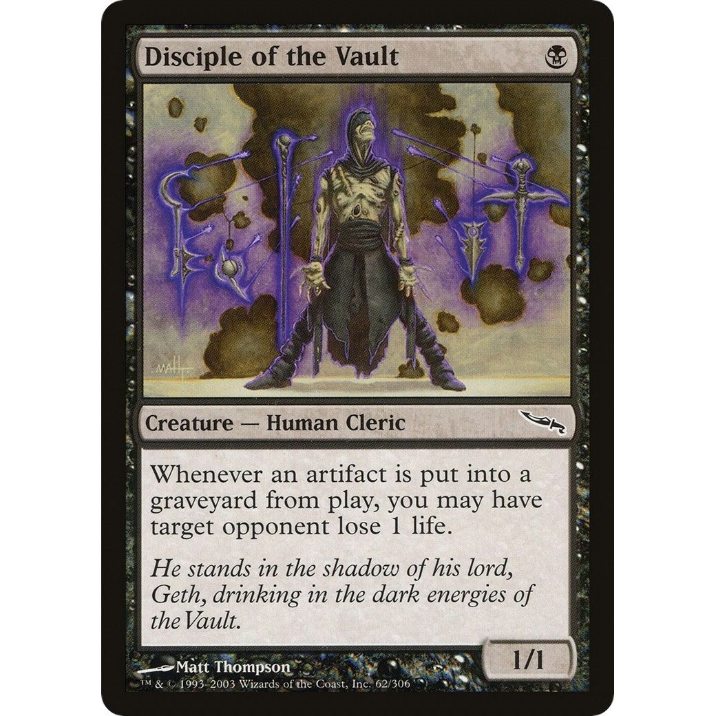 Image for Disciple of the Vault (62) (MRD) - Magic: The Gathering