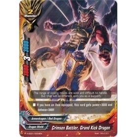 Image for Crimson Battler, Grand Kick Dragon (RR Foil) (H-SD01/0004EN) (H-TD01) - Future Card BuddyFight