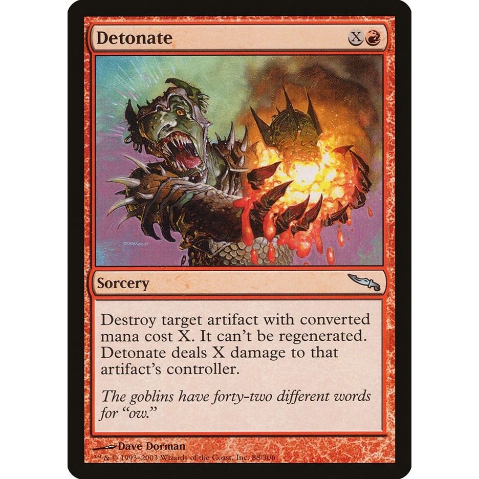 Image for Detonate (88) (MRD) - Magic: The Gathering