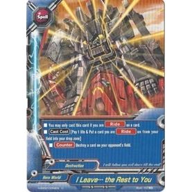 Image for I Leave...the Rest to You (H-EB02/0054EN) (H-EB02) - Future Card BuddyFight