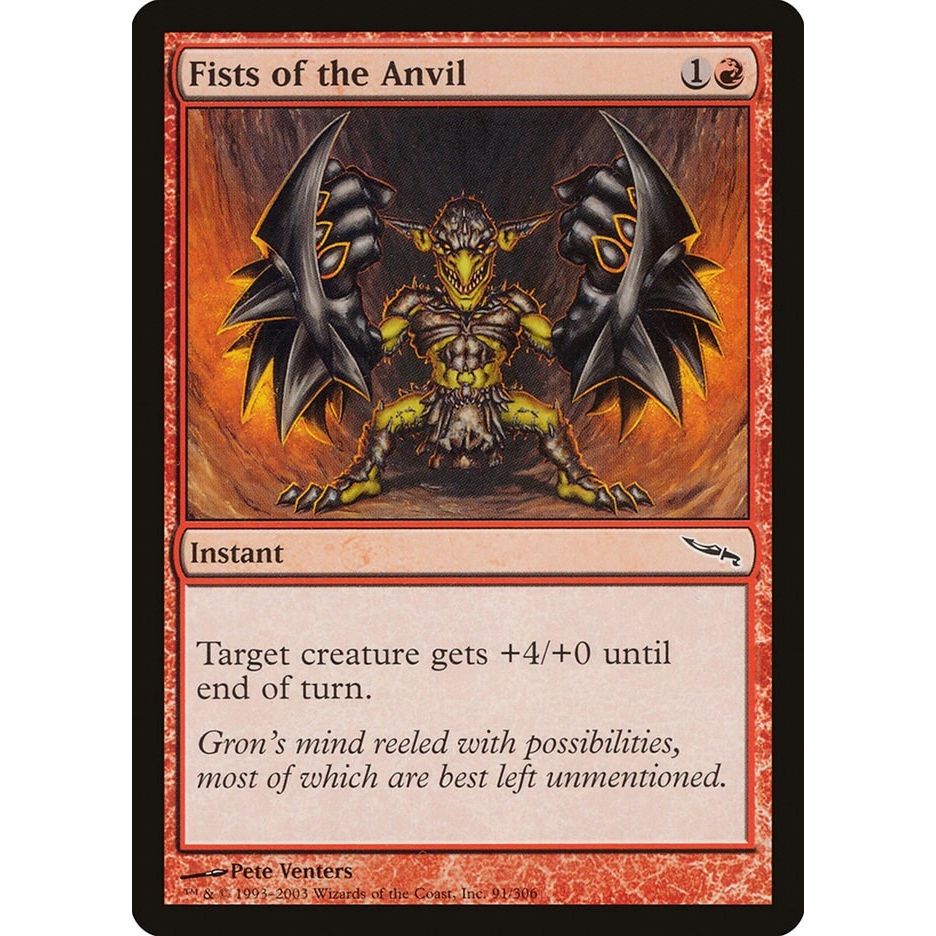 Image for Fists of the Anvil (91) (MRD) - Magic: The Gathering