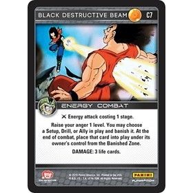 Image for Black Destructive Beam (C7) (PER) - Dragon Ball Z TCG