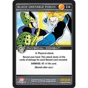 Image for Black Unstable Punch (C14) (PER) - Dragon Ball Z TCG
