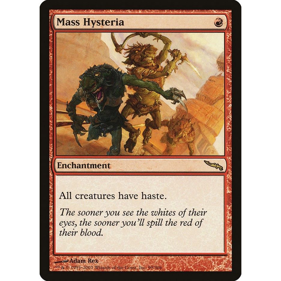 Image for Mass Hysteria (99) (MRD) - Magic: The Gathering
