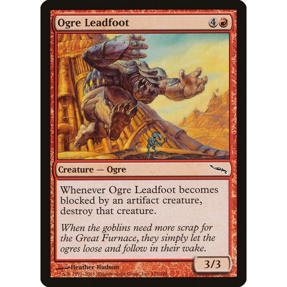 Image for Ogre Leadfoot (102) (MRD) - Magic: The Gathering