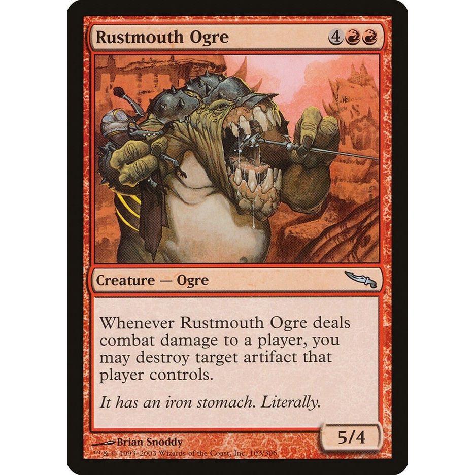 Image for Rustmouth Ogre (103) (MRD) - Magic: The Gathering
