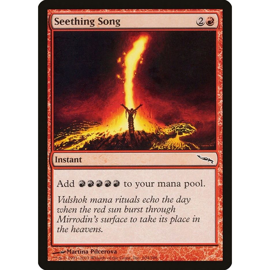 Image for Seething Song (104) (MRD) - Magic: The Gathering