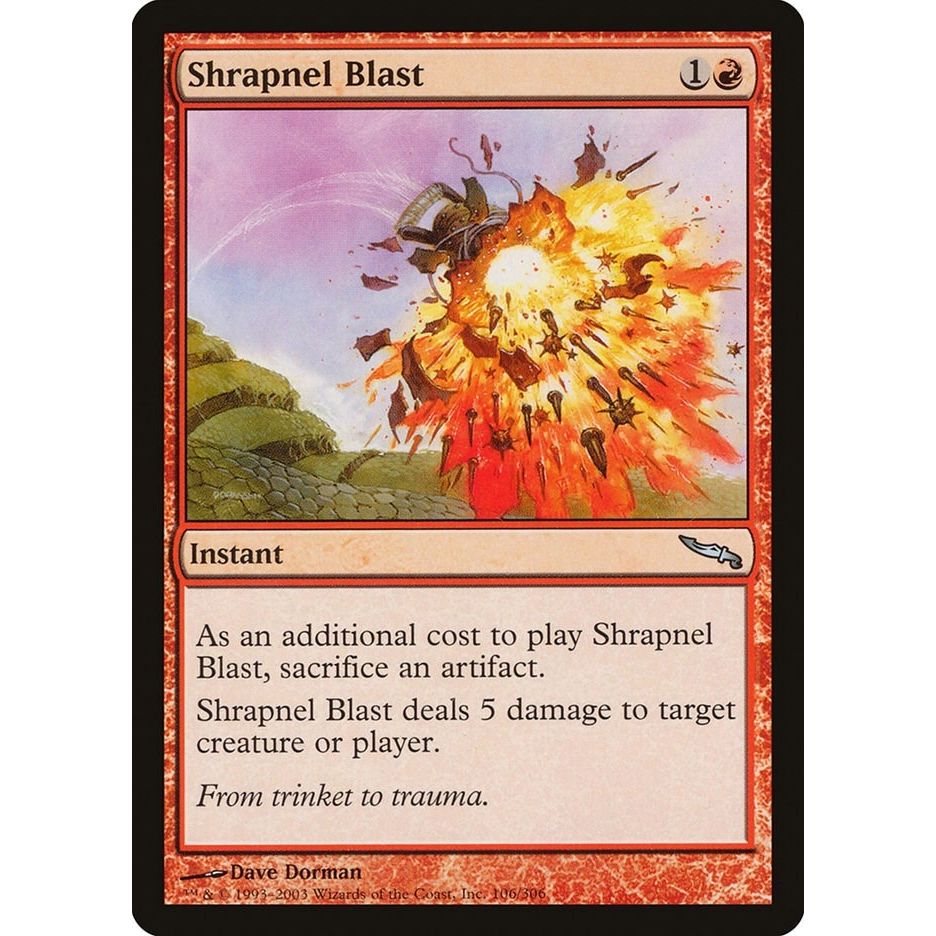 Image for Shrapnel Blast (106) (MRD) - Magic: The Gathering