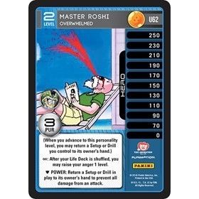 Image for Master Roshi - Overwhelmed (U62) (PER) - Dragon Ball Z TCG