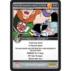 Image for Master Roshi's Back Strike (R102) (PER) - Dragon Ball Z TCG