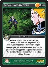 Image for Saiyan Sword Skill (U100) (PER) - Dragon Ball Z TCG