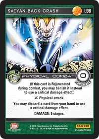 Image for Saiyan Back Crash (U98) (PER) - Dragon Ball Z TCG