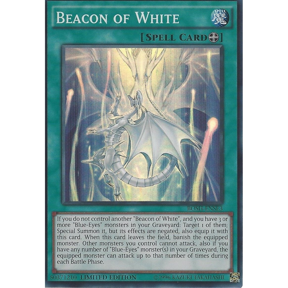 Image for Beacon of White (BOSH-ENSE3) (BOSH) - YuGiOh