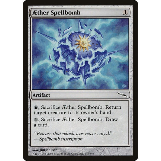 Image for Aether Spellbomb (141) (MRD) - Magic: The Gathering