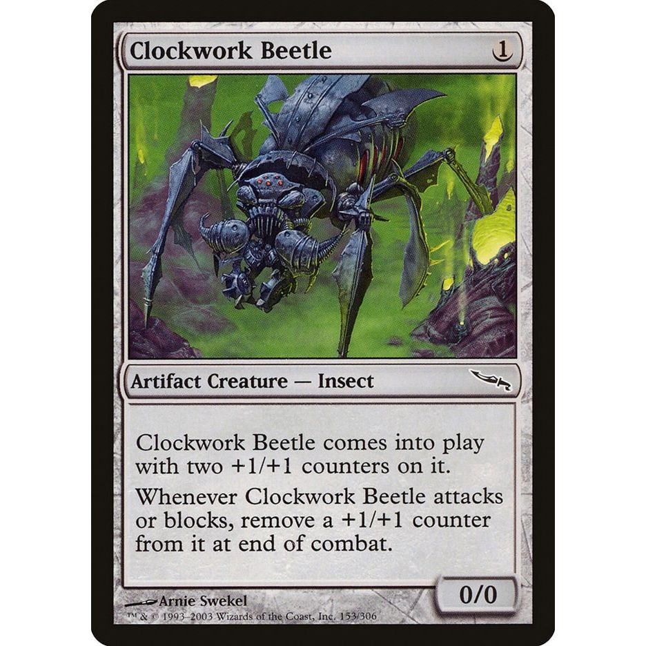 Image for Clockwork Beetle (153) (MRD) - Magic: The Gathering